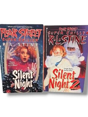 Silent Night 1 & 2 - R.L. Stine Fear Street Super Chiller Vintage Horror Set